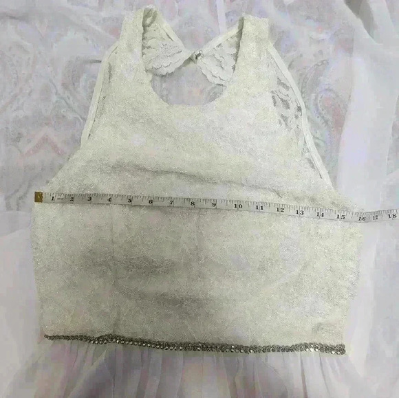 Jodi Kristopher White dress size 11 - Picture 7 of 8